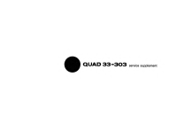 Quad 33-303 - Service Manual 